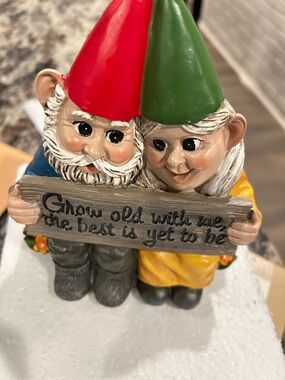 Growing Old Together Gnome Figurine